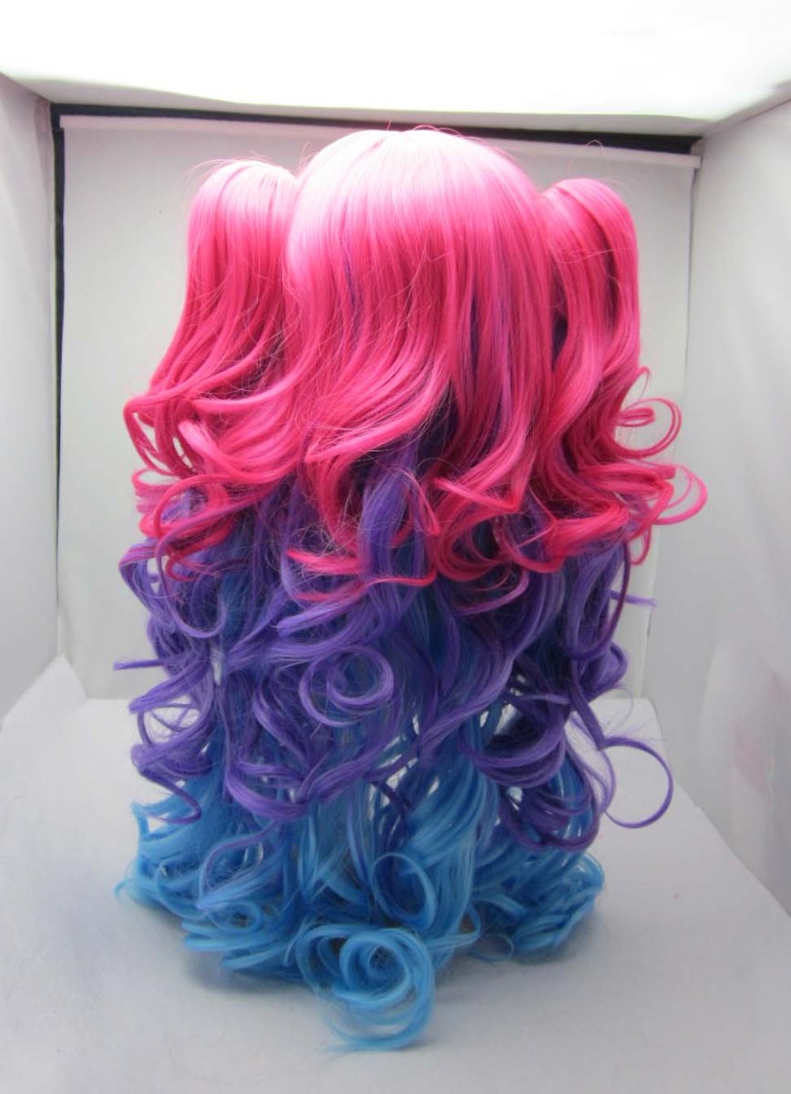 画像3: 🔥SALE🔥3色フルウィッグ（ピンク・パープル・ブルー） (3)