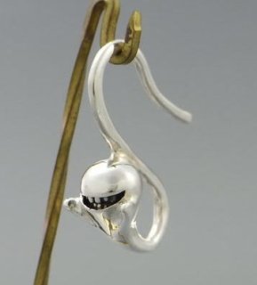 Crescent Moon Smile_p1 White Ver. (s_m-p.84) / Only Pendant