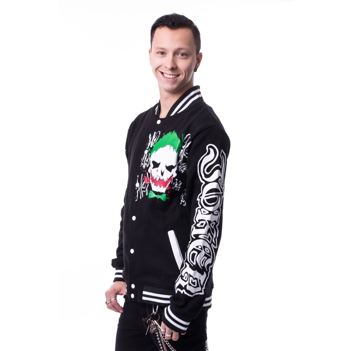 画像6: 【Mens】JOKER VARSITY JACKET【heartless × /Suicide Squad】 (6)