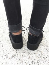 画像2: [取り寄せ]MENS / CREEPER-402S / Black / ラバーソール【DEMONIA】 (2)
