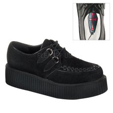 画像8: [取り寄せ]MENS / CREEPER-402S / Black / ラバーソール【DEMONIA】 (8)