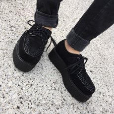 画像4: [取り寄せ]MENS / CREEPER-402S / Black / ラバーソール【DEMONIA】 (4)