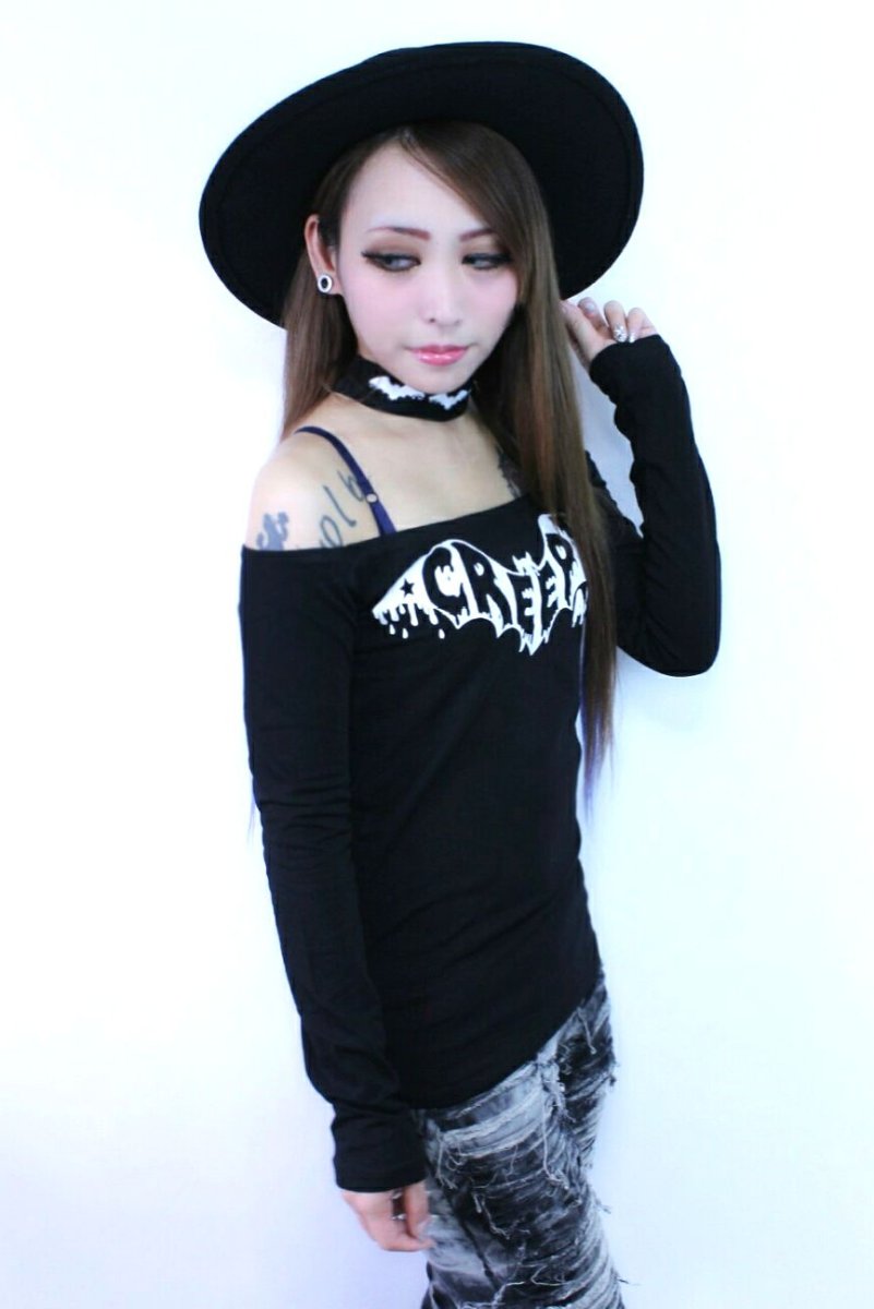 画像4: creepy af/choker top【Rat Baby】 (4)