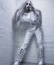 画像11: [取り寄せ]DAMNED-318 / White / 厚底ブーツ【DEMONIA】 (11)
