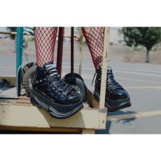 画像10: [取り寄せ]MENS / NEPTUNE-100 / Black Glitter / 厚底スニーカー【DEMONIA】 (10)