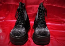 画像12: [取り寄せ]STOMP-18 / black / 厚底スニーカーブーツ【DEMONIA】 (12)