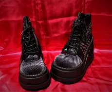 画像9: [取り寄せ]STOMP-18 / black / 厚底スニーカーブーツ【DEMONIA】 (9)
