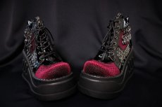 画像7: [取り寄せ]STOMP-18 / RED / 厚底スニーカーブーツ【DEMONIA】 (7)