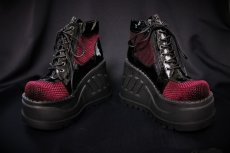 画像8: [取り寄せ]STOMP-18 / RED / 厚底スニーカーブーツ【DEMONIA】 (8)