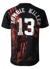 画像4: 【Mens】Zombie Killer 13 / Black / T-Shirt【DSC】 (4)