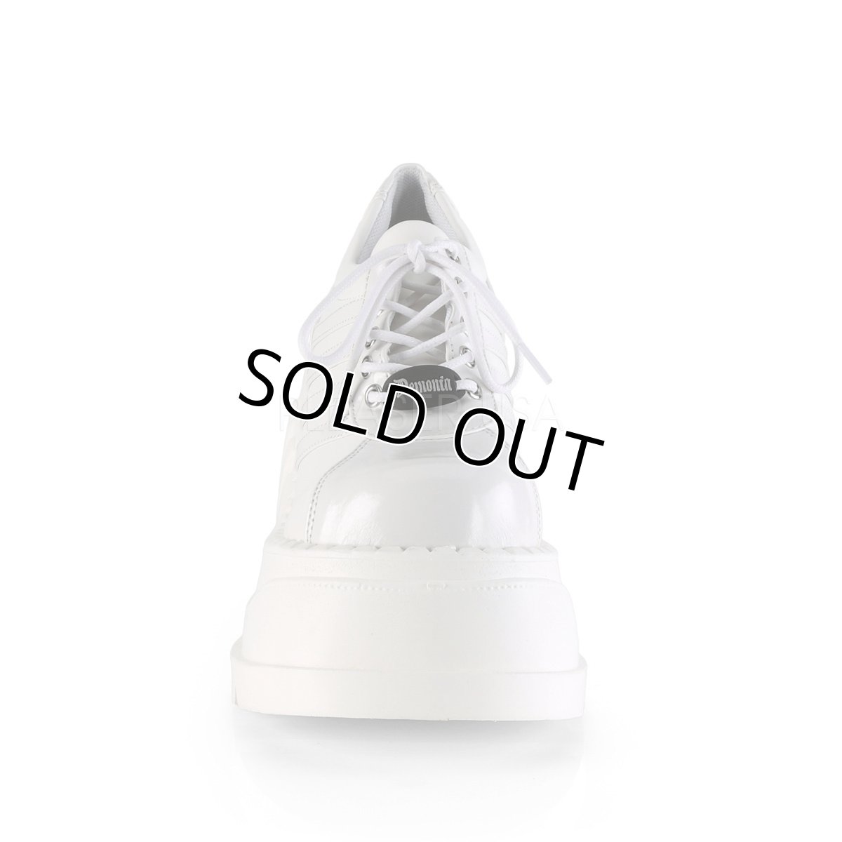 画像2: [即納]STOMP-08 / White / 厚底スニーカー【DEMONIA】 (2)