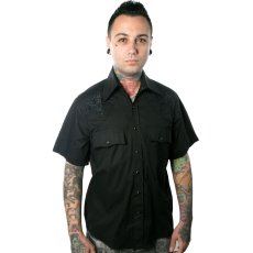 画像2: 【Mens】HELLBILLY BAPHOMET WESTERN / シャツ【KREEPSVILLE 666】 (2)