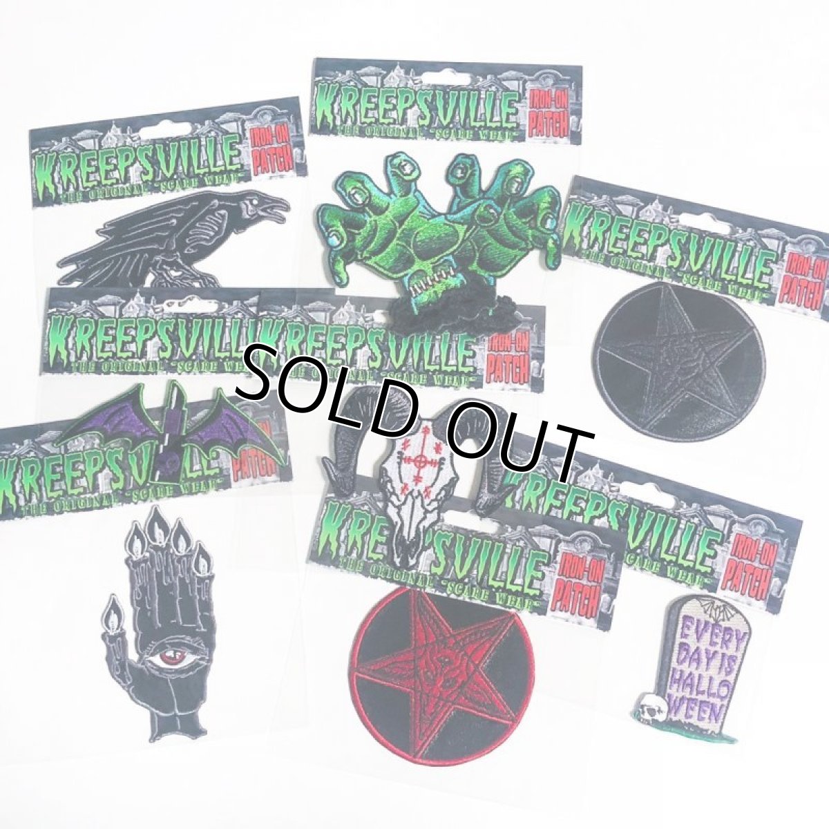 画像3: FANGBANGER TEETH / アイロンパッチ【KREEPSVILLE 666】 (3)