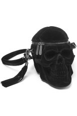 画像4: Grave Digger Skull / VELVET / 闇の頭蓋骨 / バッグ【KILL STAR】 (4)
