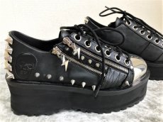 画像3: [取り寄せ]MENS / GRAVEDIGGER-04 / 厚底シューズ【DEMONIA】 (3)