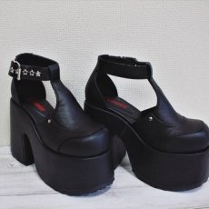 画像9: [取り寄せ]CAMEL-103 / レザー / 厚底ブーツサンダル【DEMONIA】 (9)