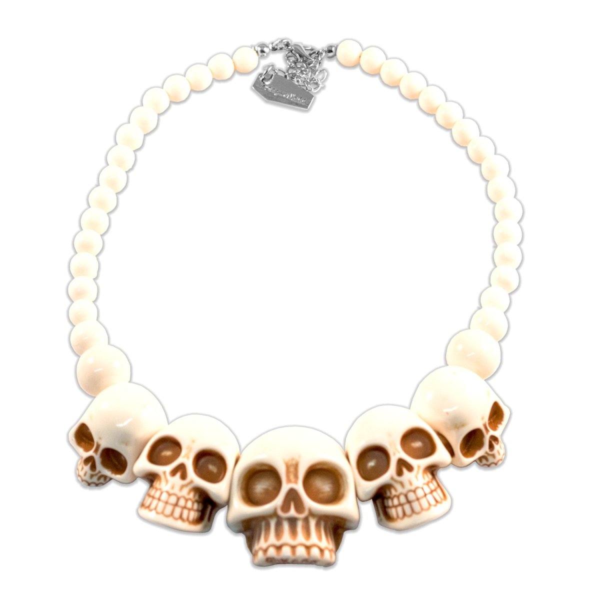 画像1: SKULL COLLECTION / White / ネックレス【KREEPSVILLE 666】 (1)