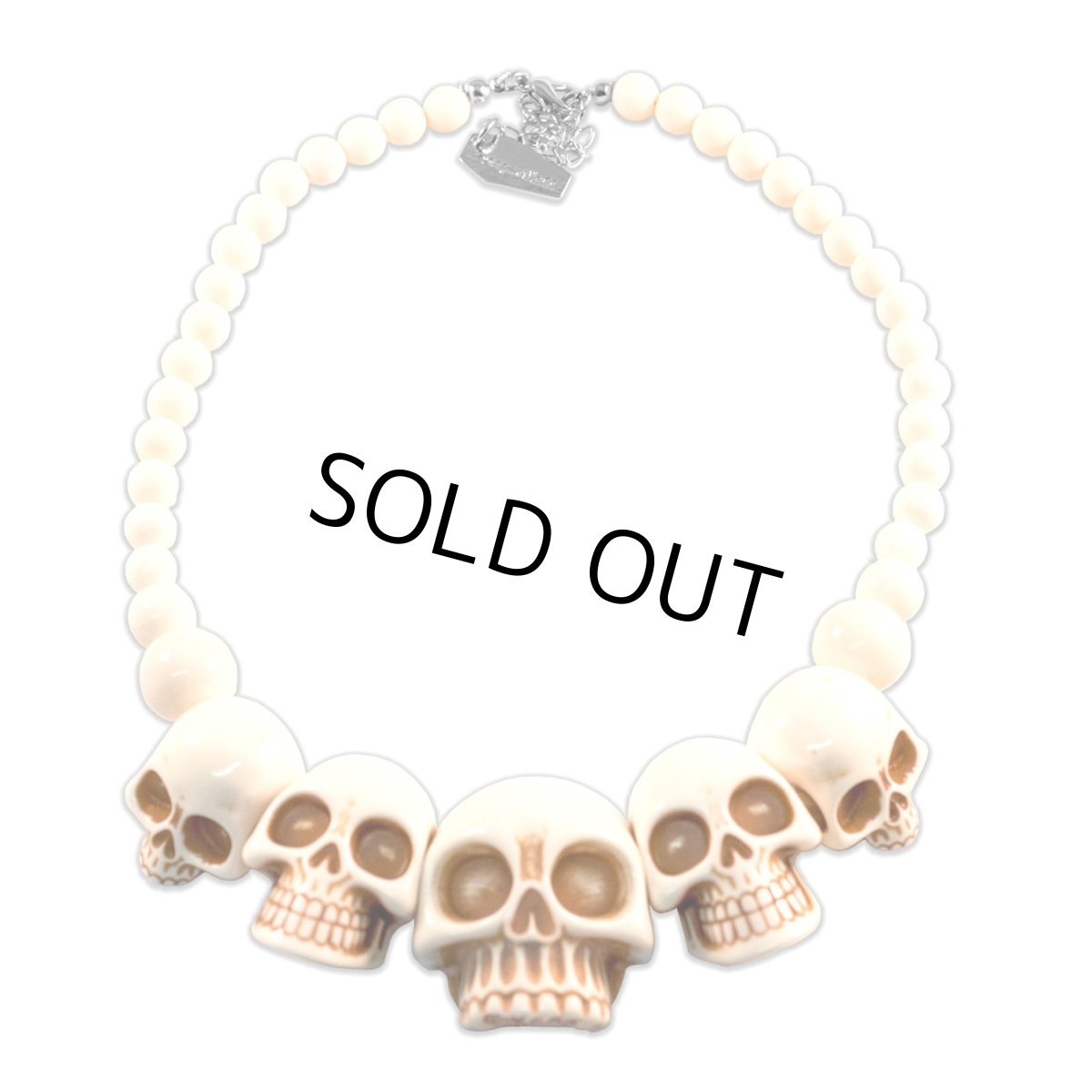 画像1: SKULL COLLECTION / White / ネックレス【KREEPSVILLE 666】 (1)