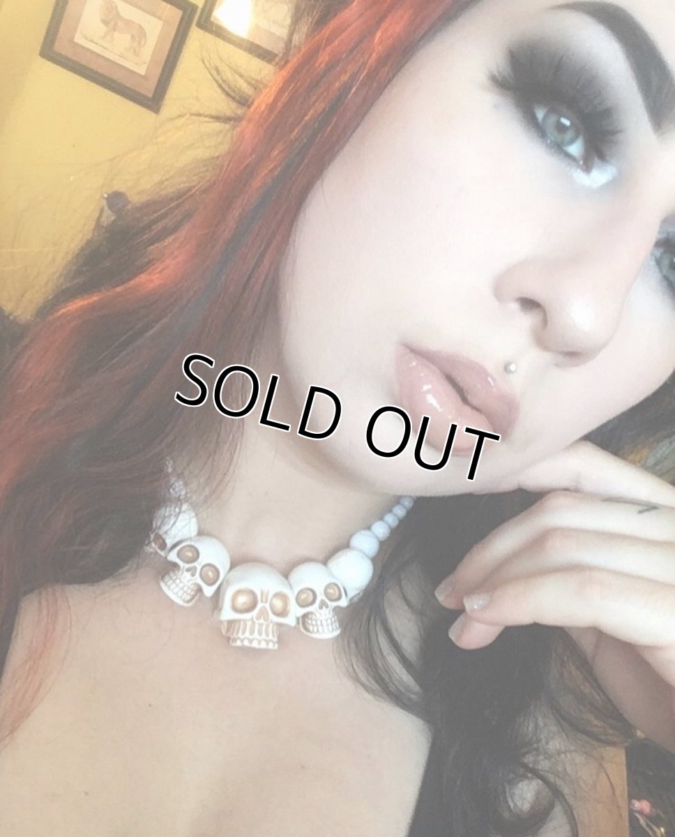 画像5: SKULL COLLECTION / White / ネックレス【KREEPSVILLE 666】 (5)