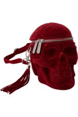 画像3: Grave Digger Skull / BLOOD / 深紅の頭蓋骨/ バッグ【KILL STAR】 (3)