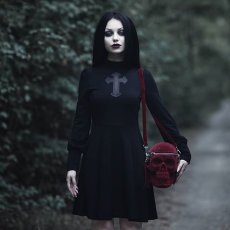 画像7: Grave Digger Skull / BLOOD / 深紅の頭蓋骨/ バッグ【KILL STAR】 (7)