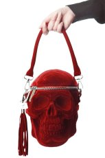画像5: Grave Digger Skull / BLOOD / 深紅の頭蓋骨/ バッグ【KILL STAR】 (5)