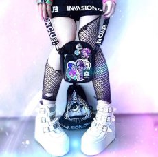 画像10: [取り寄せ]SWING-105 / White / 厚底ブーツ【DEMONIA】 (10)