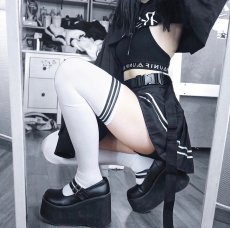 画像8: [取り寄せ]KERA-08 / 厚底パンプス【DEMONIA】 (8)