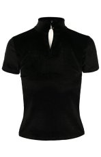 画像6: Black Velvet Top / Snake / トップス【Restyle】 (6)
