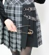 画像4: Grid irregular hem skirt/BLACK/スカート【DARK IN LOVE】 (4)