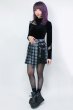 画像3: Grid irregular hem skirt/BLACK/スカート【DARK IN LOVE】 (3)