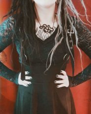 画像4: Crystal Snake:ENTWINE / BLACK / ネックレス【Restyle】 (4)