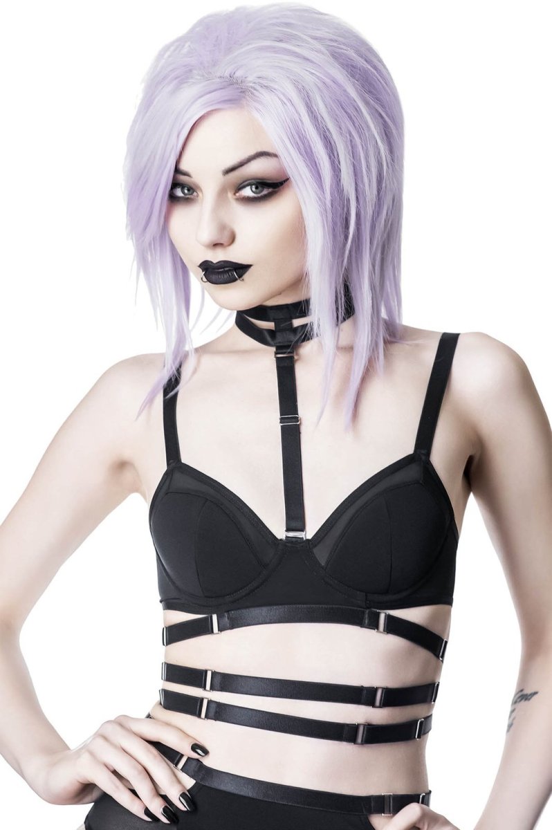 画像4: 🔥SALE🔥Tourniquet Statement Bra【KILL STAR】 (4)