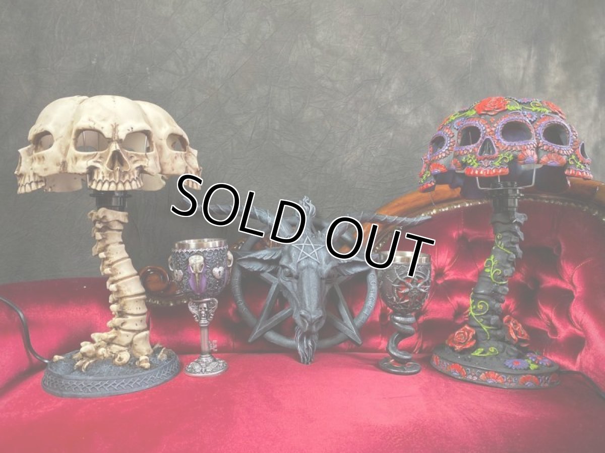 画像9: Atrocity 37.5cm / 死の象徴 -骸骨と背骨- / スタンドライト【NEMESIS NOW】 (9)