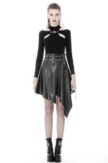 画像7: PU leather zippered / スカート【DARK IN LOVE】 (7)
