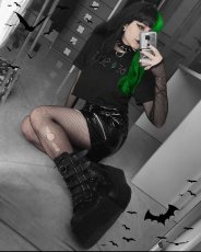 画像12: [取り寄せ]DAMNED-225 / 厚底ブーツ【DEMONIA】 (12)