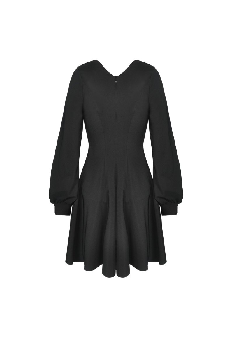 画像3: Bat collar tie up halloween party dress / ワンピース【DARK IN LOVE】 (3)