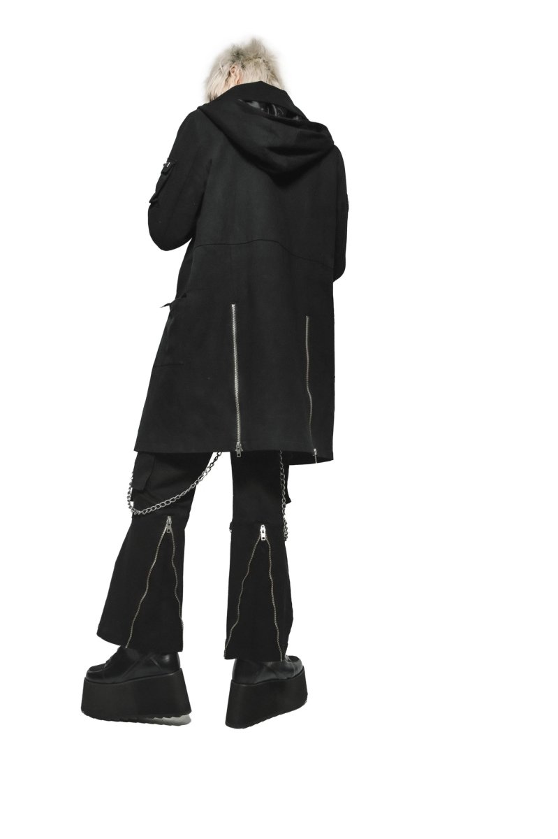 画像5: 🔥SALE🔥REVOLT TRENCH COAT / トレンチコート【FAN ALL FLAMES】 (5)