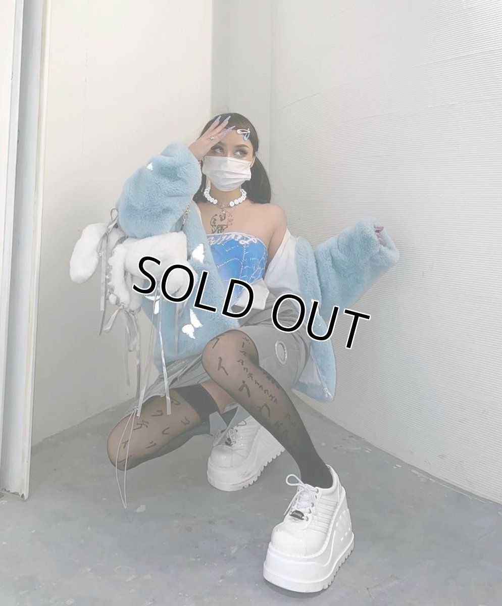 画像16: [即納]STOMP-08 / White / 厚底スニーカー【DEMONIA】 (16)