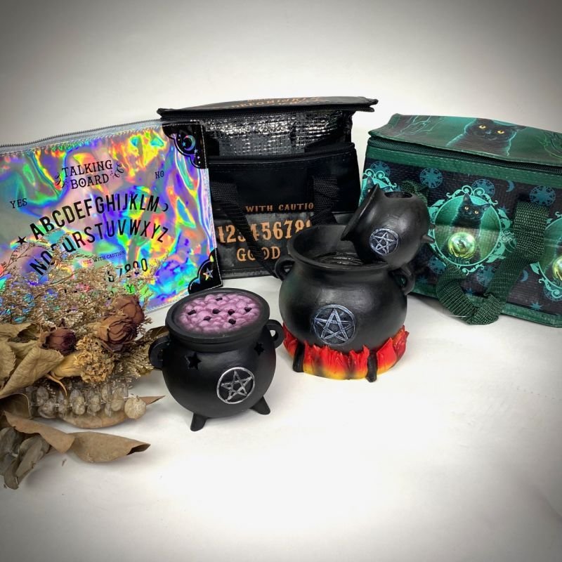 🔥SALE🔥PENTAGRAM CAULDRON / パープル / コーン型 お香立て【GOTHIC