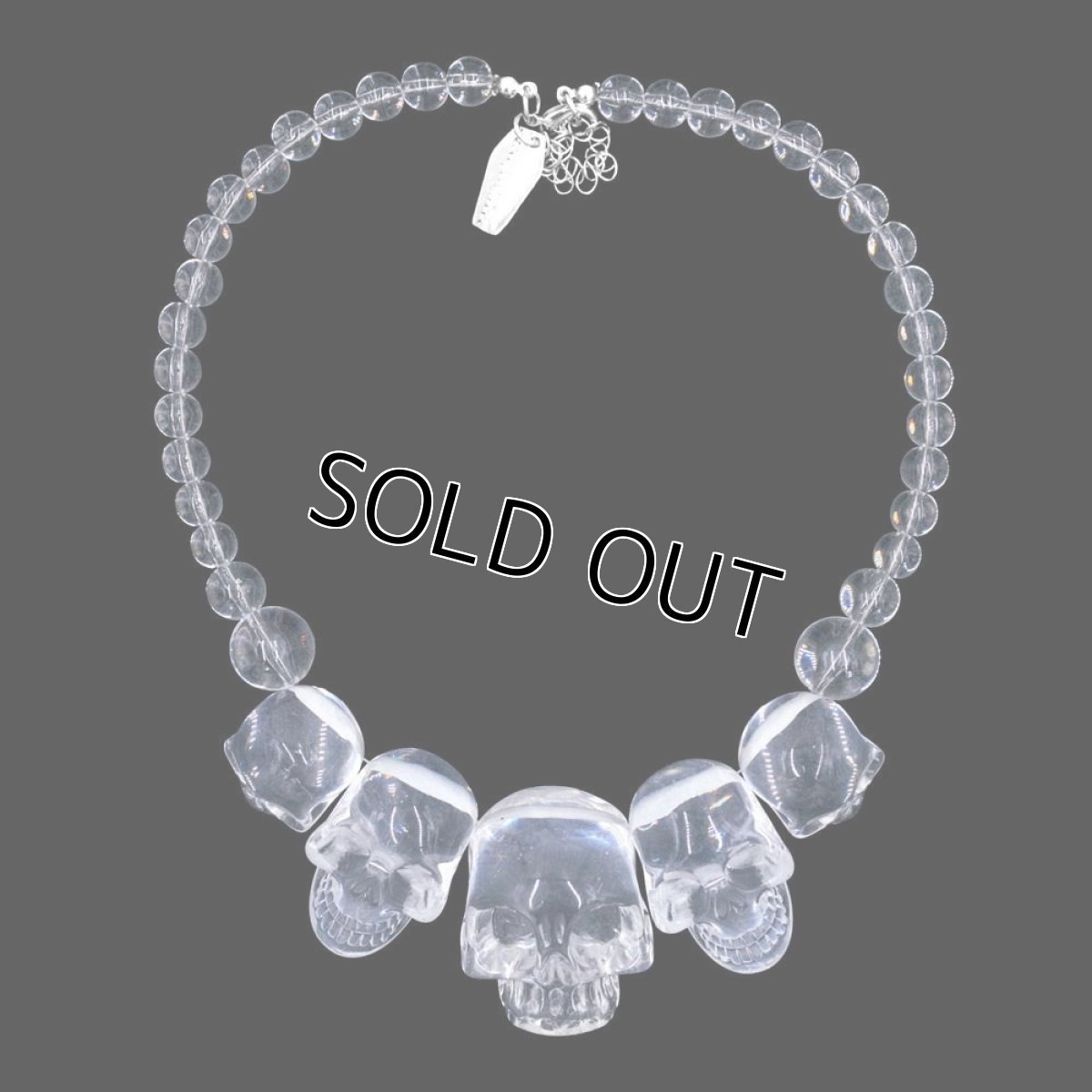 画像1: SKULL COLLECTION / CLEAR / ネックレス【KREEPSVILLE 666】 (1)