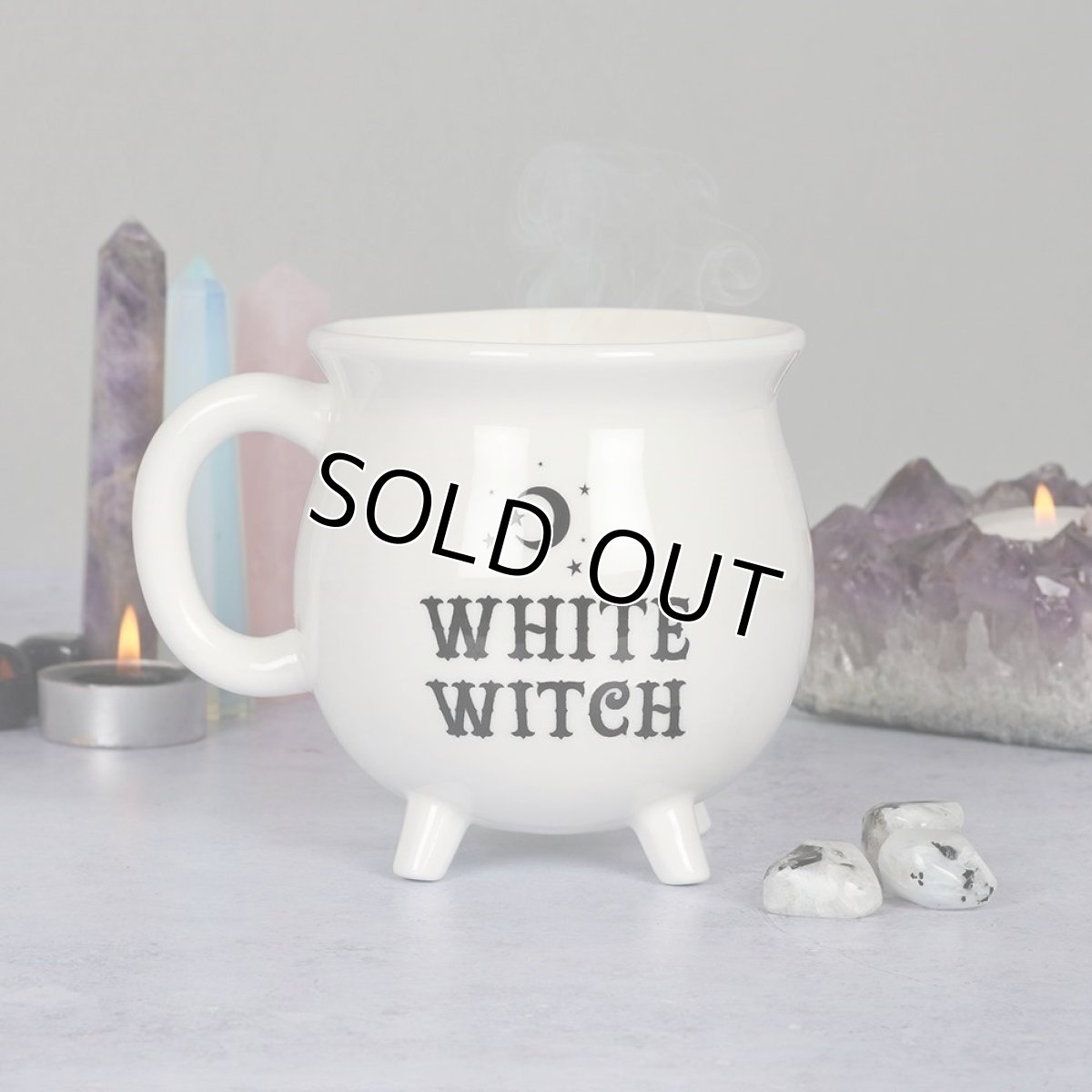 画像1: WHITE WITCH CAULDRON  / カップ【GOTHIC HOMEWARE】 (1)