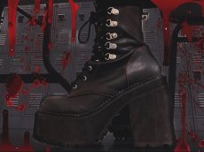 画像17: [取り寄せ]ASSAULT-100 / 厚底ブーツ【DEMONIA】 (17)