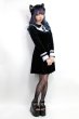画像2: 【DW432】Gothic lolita doll collar velvet dress / ワンピース【DARK IN LOVE】 (2)