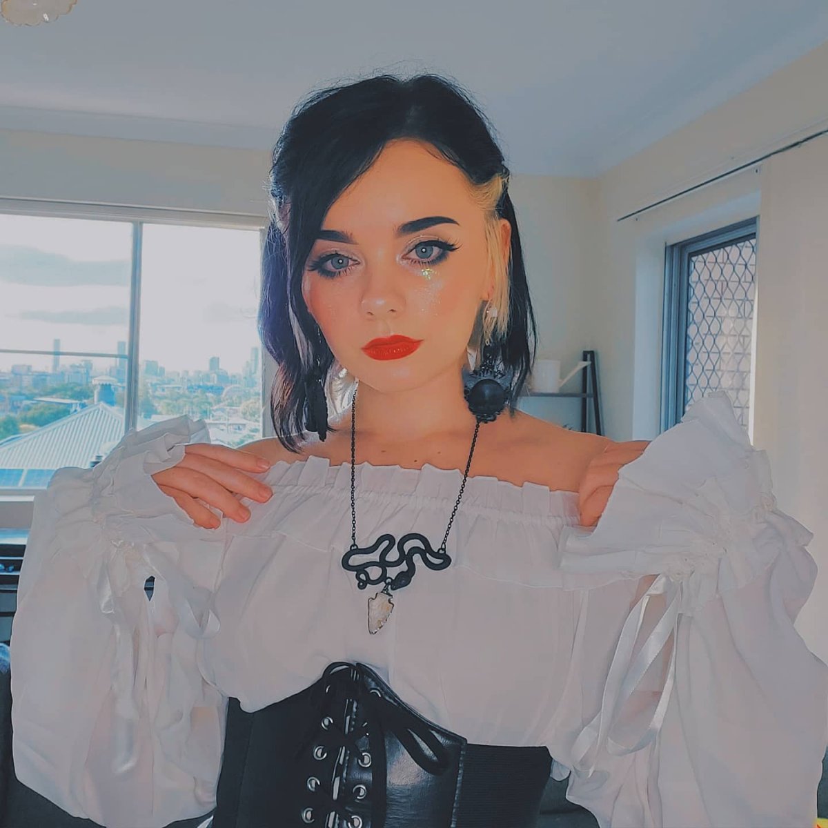 画像5: Crystal Snake:ENTWINE / BLACK / ネックレス【Restyle】 (5)