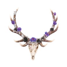 画像2: 🔥SALE🔥Antlers of Eden 45cm / 禁断のエデンの角 -鹿頭骨- / 壁掛けオーナメント【NEMESIS NOW】 (2)