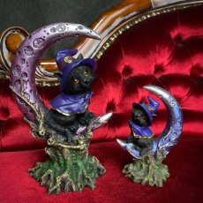 画像2: Grimalkin / Mサイズ / 三日月 / オーナメント【NEMESIS NOW】 (2)