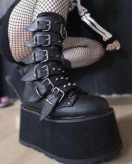 画像13: [取り寄せ]DAMNED-225 / 厚底ブーツ【DEMONIA】 (13)