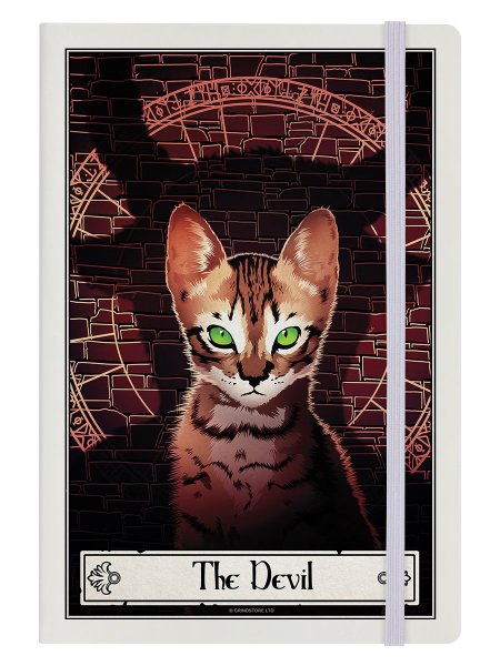 画像1: The Devil Cream - Deadly Tarot Felis /cat / A5 / ノート【GRINDSTORE】 (1)