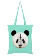 画像1: Unorthodox Collective Panda Mint Green Tote Bag / エコバッグ【GRINDSTORE】 (1)